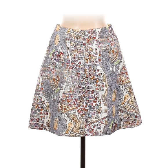 Carven Paris Map Skirt - Picture 2 of 4